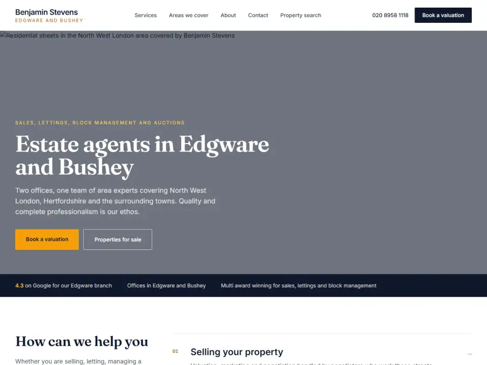 The Benjamin Stevens website